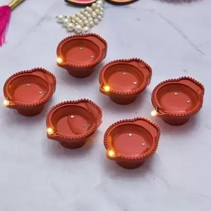 Led Sensor Water Diya Pack of 6