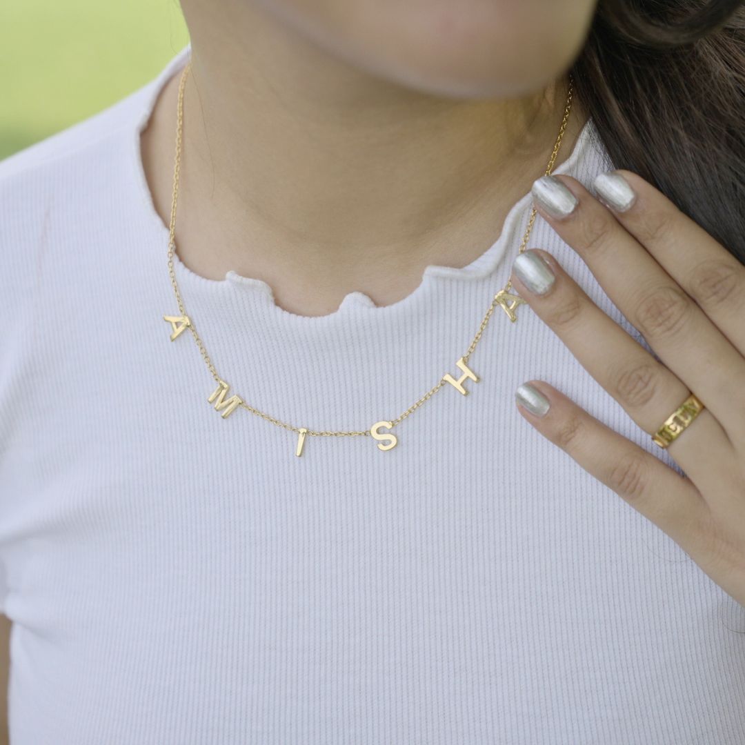 Letter Name Necklace
