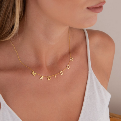 Letter Name Necklace