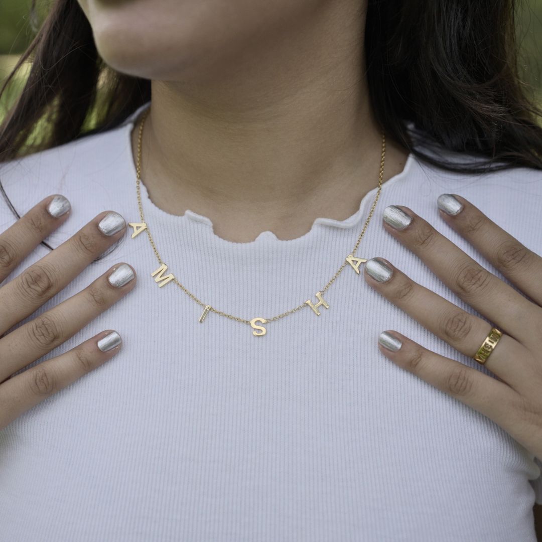 Letter Name Necklace