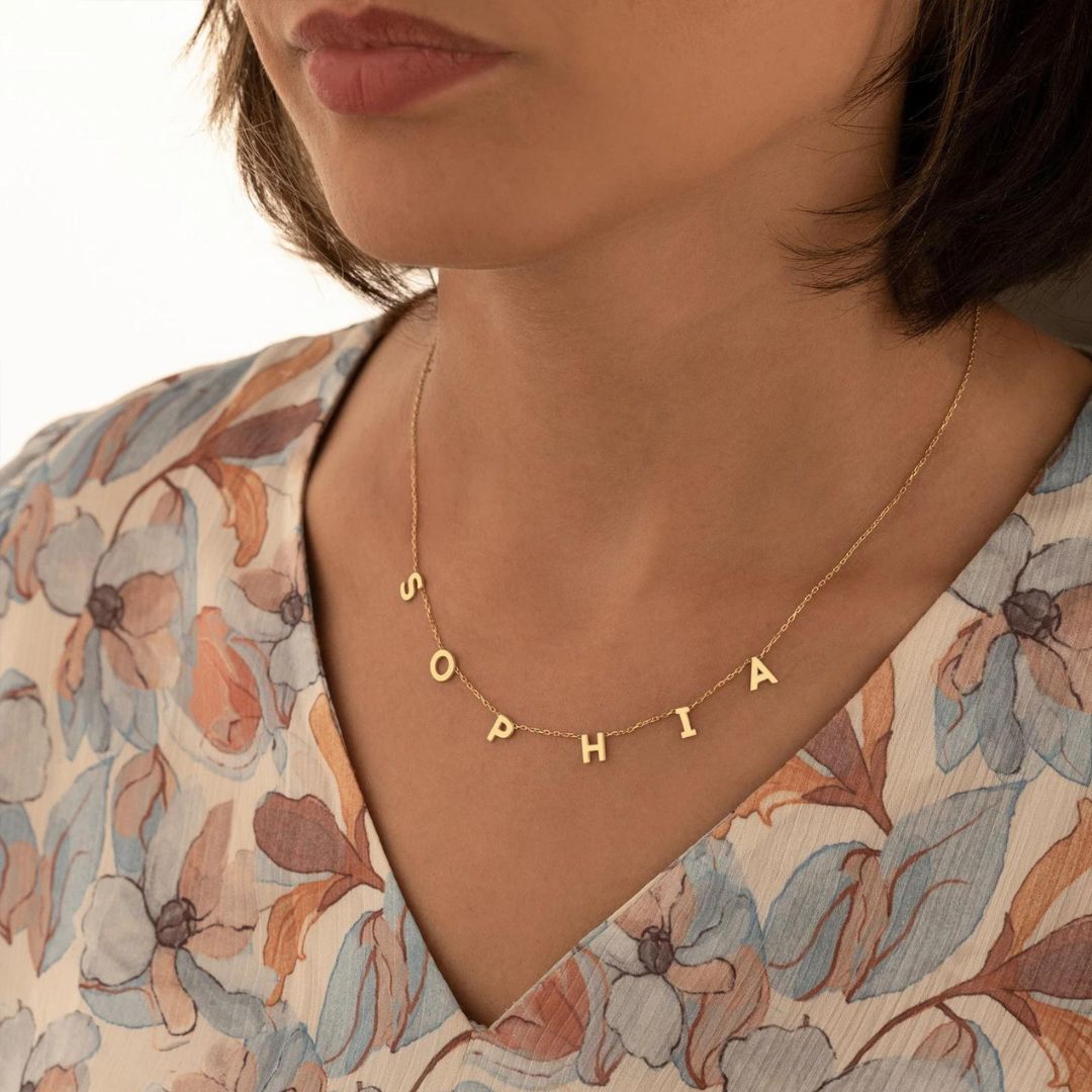 Letter Name Necklace
