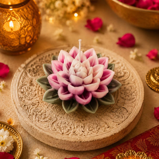 Lotus Candle