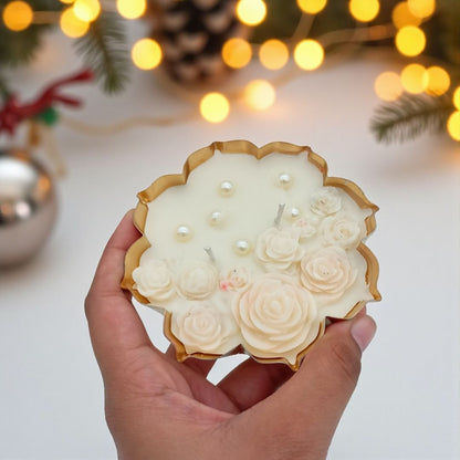 Lotus Shaped Urli Candle