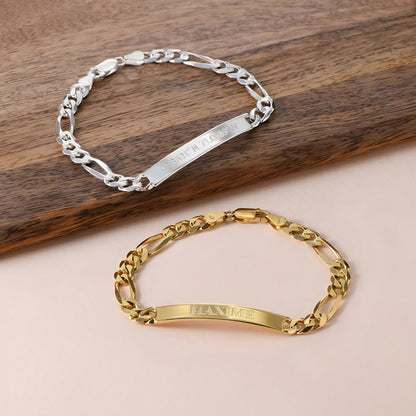 Men's Personalized Name Engraved Bracelet