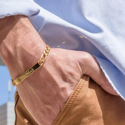 Men's Personalized Name Engraved Bracelet