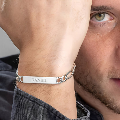 Men's Personalized Name Engraved Bracelet