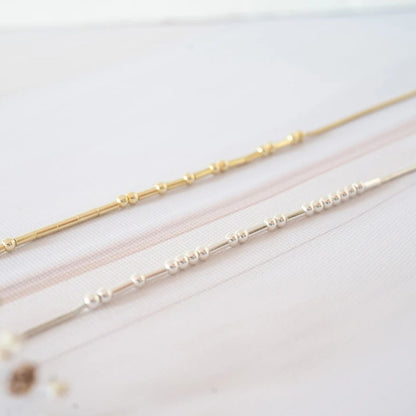 Morse Code Necklace
