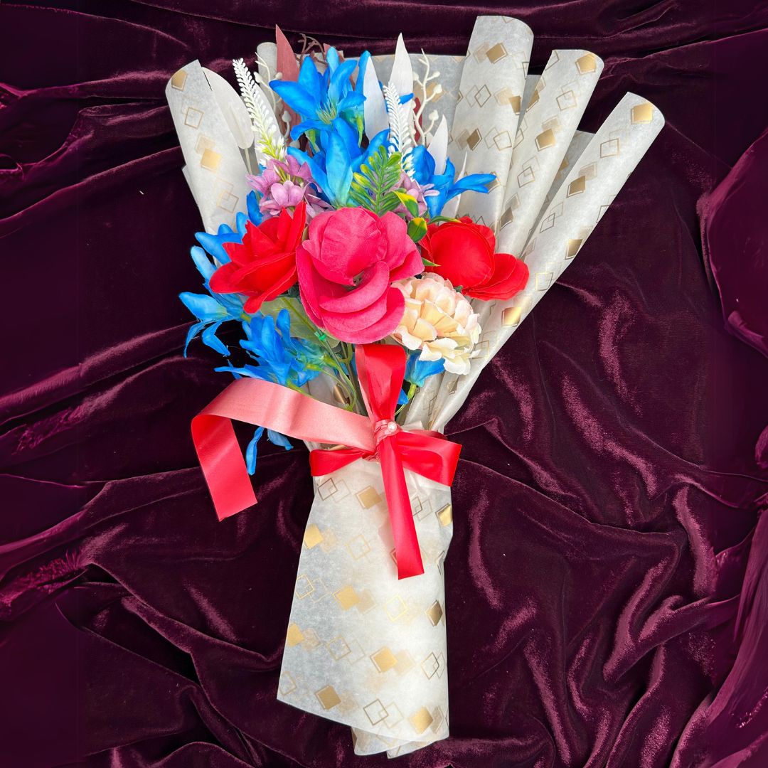 Beautiful Multicolor Artificial Flower Bouquet