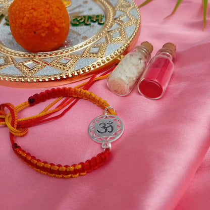 OM Engraved Rakhi
