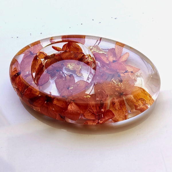 Oval Resin Tealight Holder For Diwali Decor