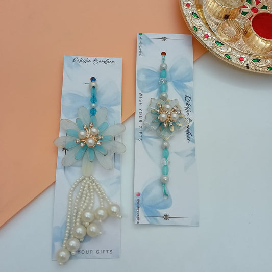 Pearl Flora Bhaiya-Bhabhi Rakhi
