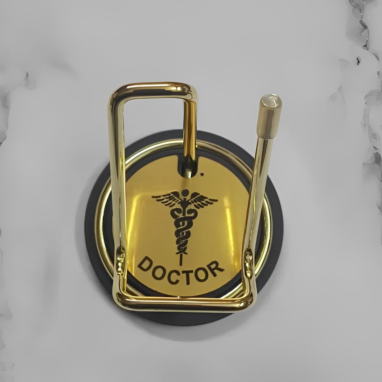 Personalized Mobile Stand Custom Engraved with Occupation and Name