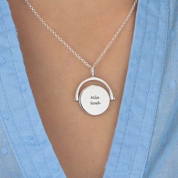 Personalized Spinner Necklace
