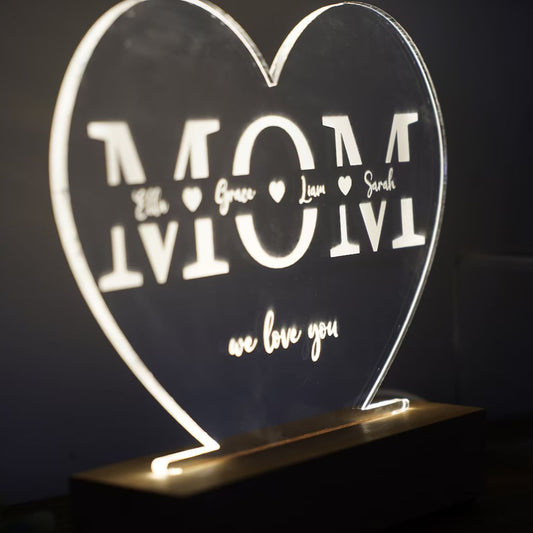 Personalized LED Lamp For MOM