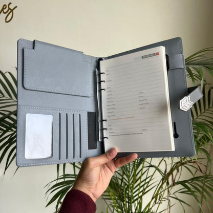 Personalized Premium Diary Set With Wireless Charging