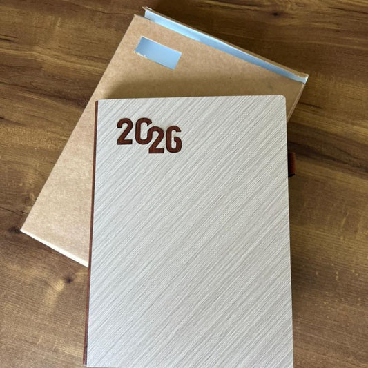 Personalized Wooden Diary 2026
