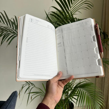 Personalized Wooden Diary 2026