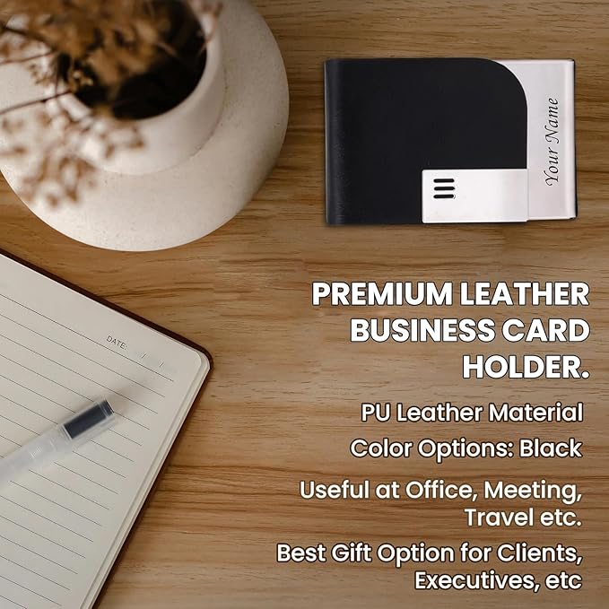 Personalized Card Holder Name Engraved