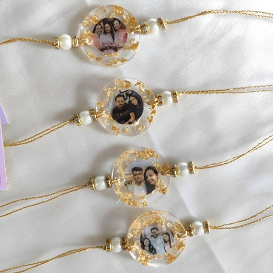 Photo Resin Rakhi (Pack of 3)