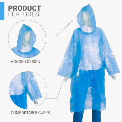 Pocket Rain Card - Unisex Raincoat - Emergency Waterproof Rain Coat Pouch