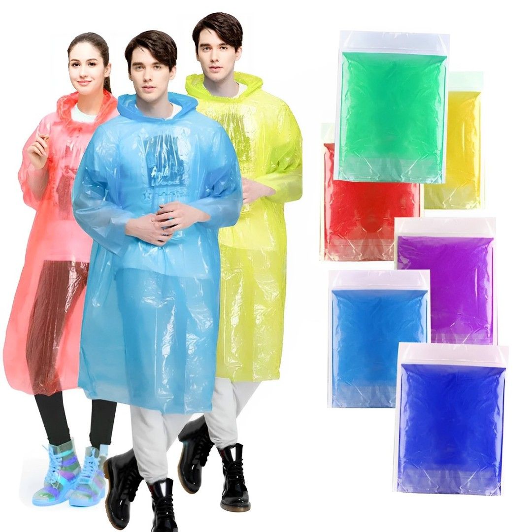 Pocket Rain Card - Unisex Raincoat - Emergency Waterproof Rain Coat Pouch