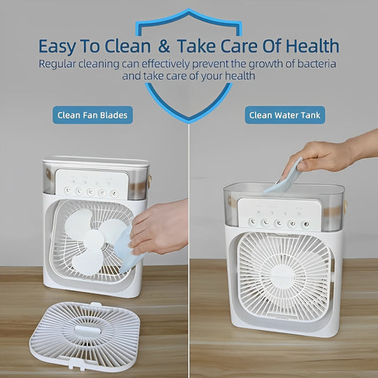 Portable Mini Air Cooler & Humidifier