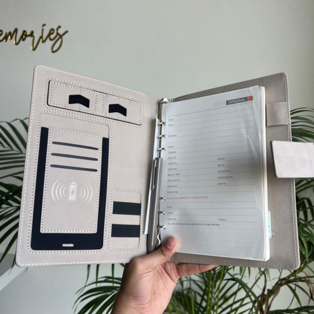 RGB Name Engraved Diary