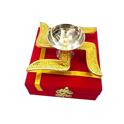 Swastik Diya Best for Gifting Comes in a Gift Box