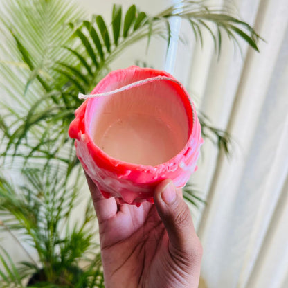 Textured Spiral Candle