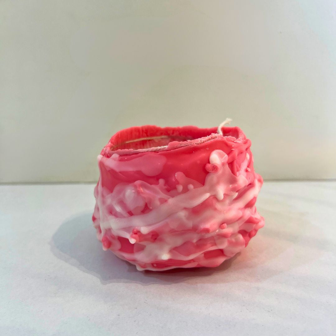 Textured Spiral Candle