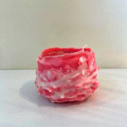 Textured Spiral Candle