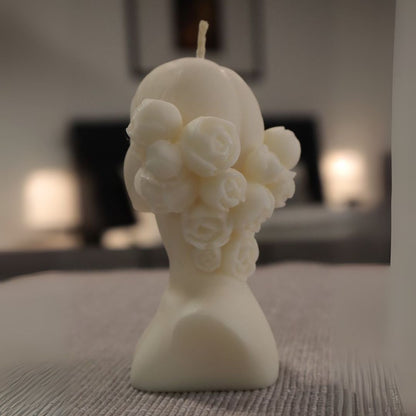 The Sculpted Bust Candle