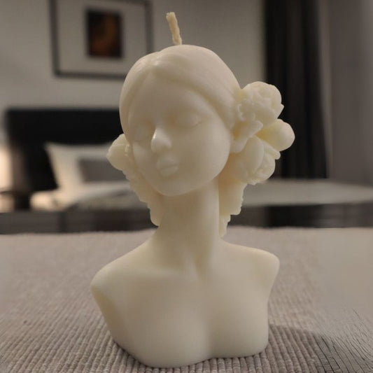 The Sculpted Bust Candle