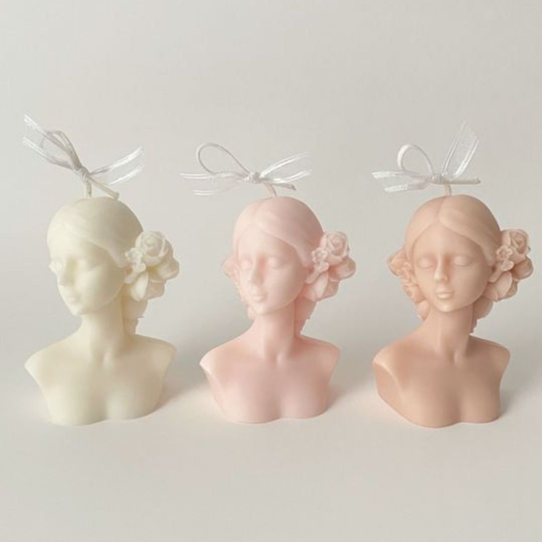 The Sculpted Bust Candle
