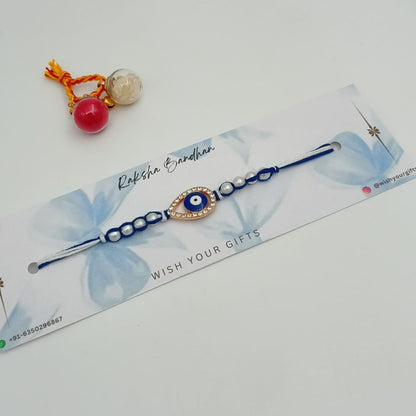 Evil Eye Pearl Rakhi