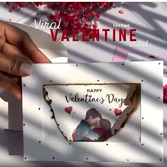 Viral Fire Valentines Day Card