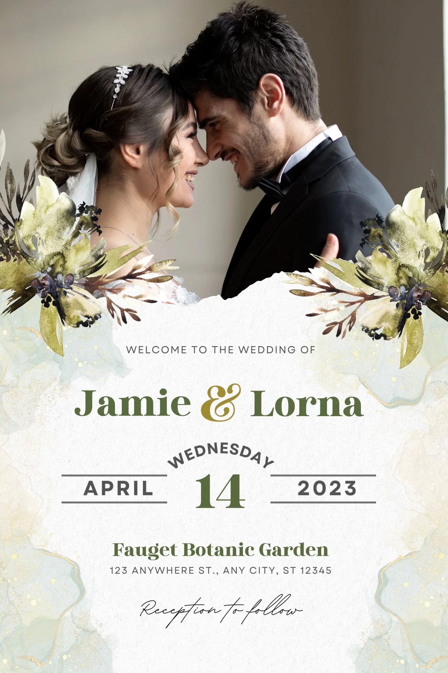 Wedding Welcome Board