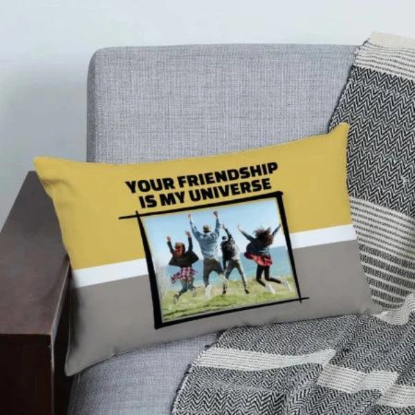 Personalized Friends Photo Pillow