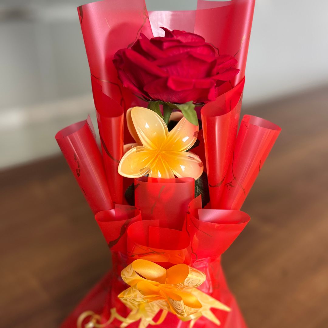 Hair Claw Clip Clature Flower Bouquet