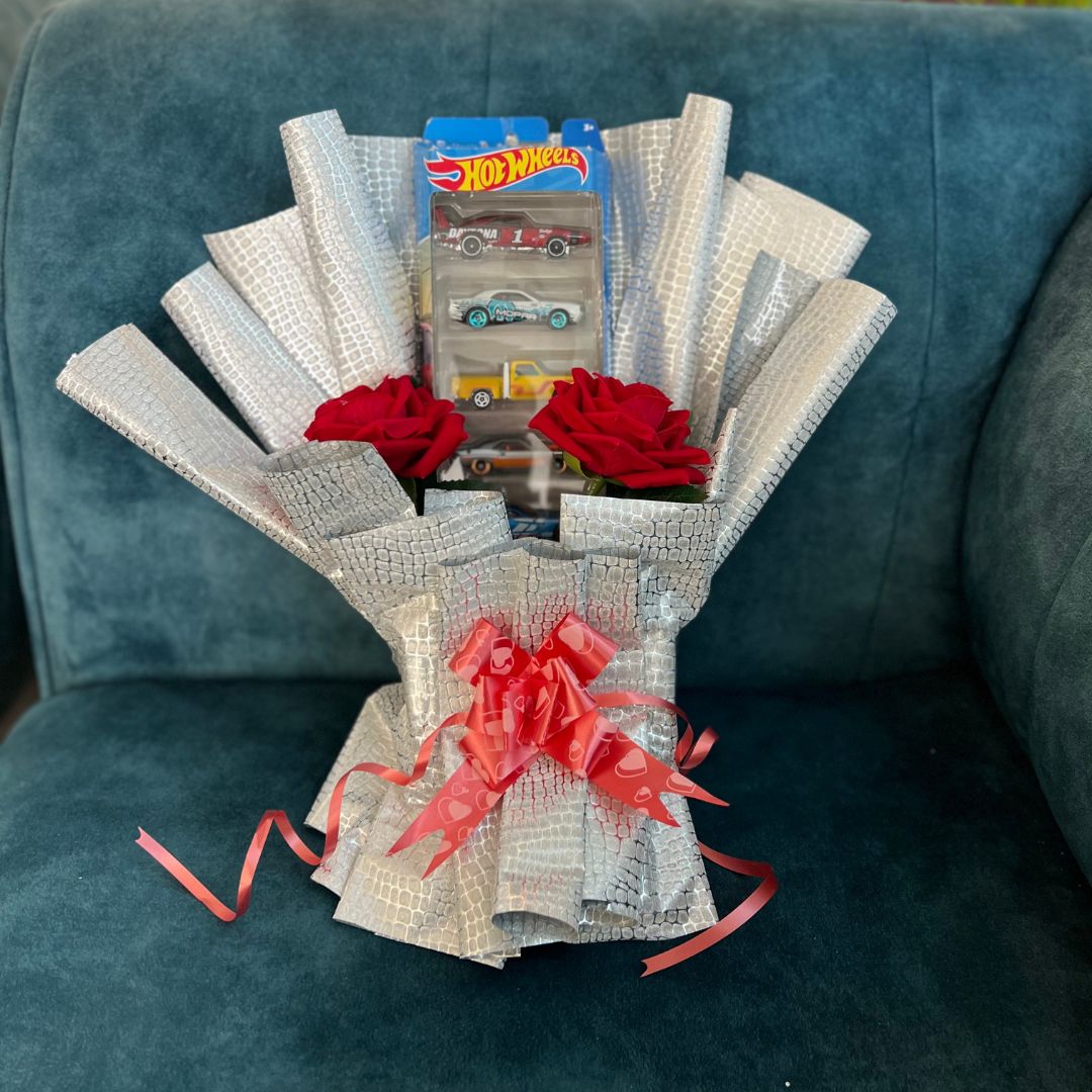 Hot Wheels Flower Bouquet