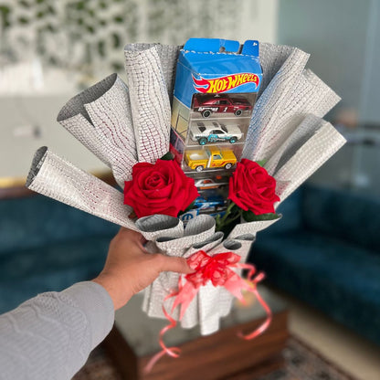 Hot Wheels Flower Bouquet