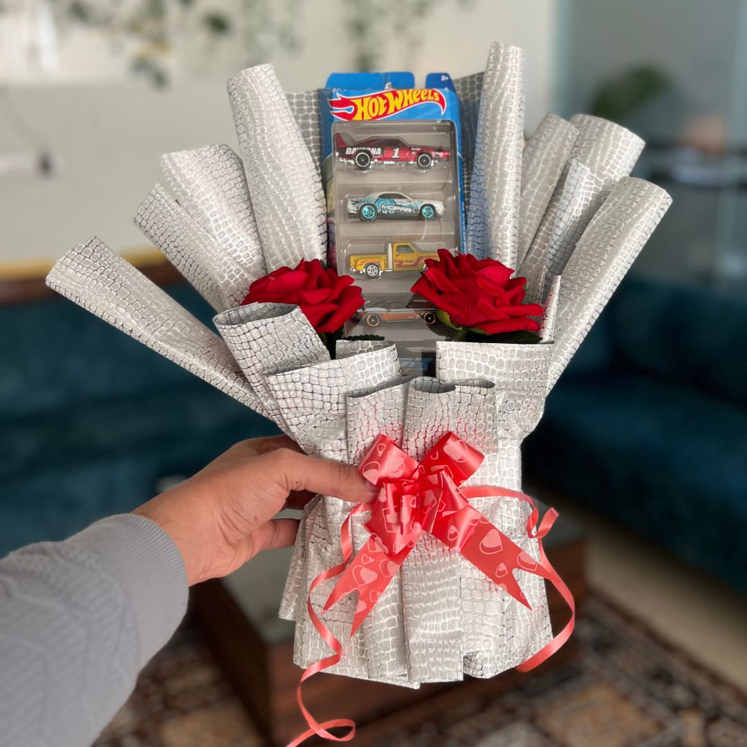 Hot Wheels Flower Bouquet