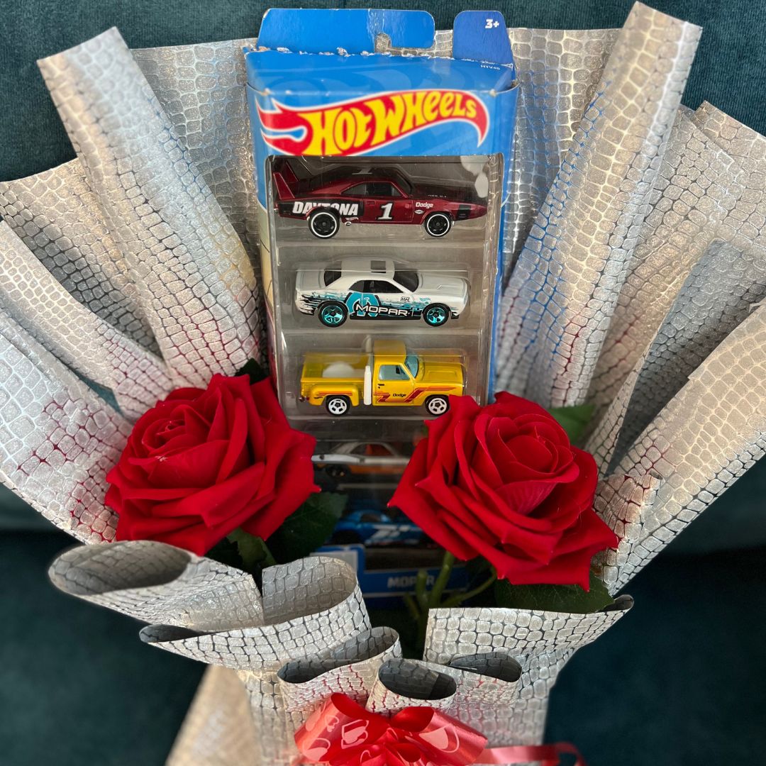 Hot Wheels Flower Bouquet