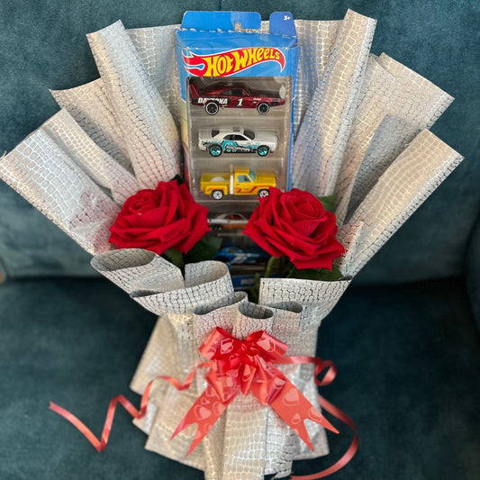 Hot Wheels Flower Bouquet