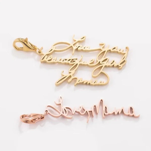 Signature Style Charm Keychain
