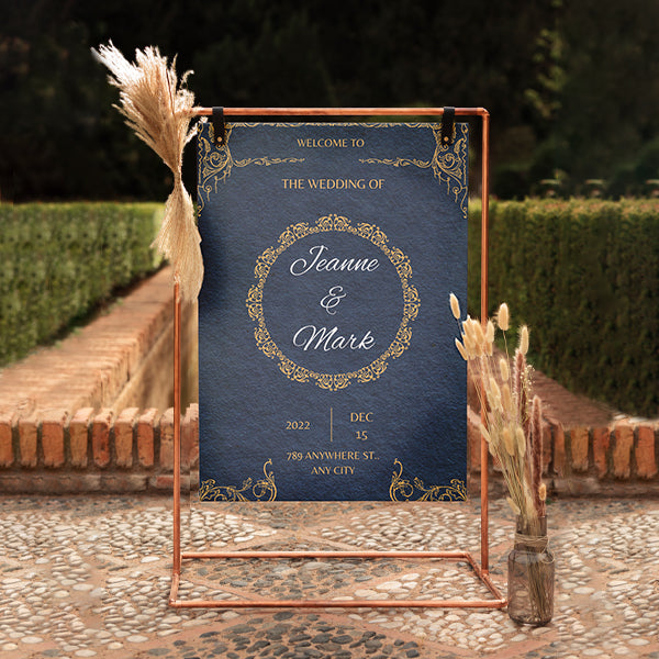 personalize wedding welcome sunboard