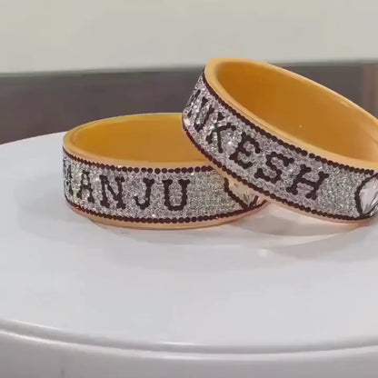 Couple Name Bangle Set