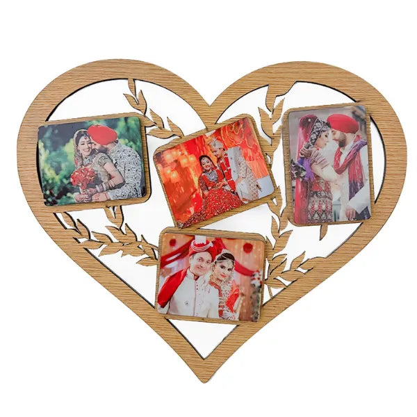 Customize Heart Photo Frame